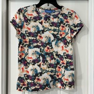 Simply Vera Vera Wang colorful short sleeve top